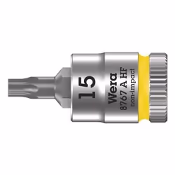 Wera 8767 A HF, 1 pièce(s), Torx, 1/4", TX15, 28 mm, République tchèque