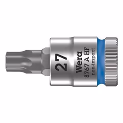 Wera 8767 A HF, 1 pièce(s), Torx, 1/4", TX27, 28 mm, République tchèque