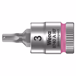 Wera 05003332001, Prise, 1/4", Métrique, 1 tête(s), 3 mm, 28 mm