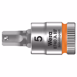 Wera 05003335001, Prise, 1/4", Métrique, 1 tête(s), 5 mm, 28 mm