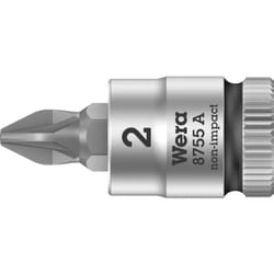 8755 a 05003354001 vis Pozidriv Douille-embout pz 2 1/4 (6.3 mm) - Wera