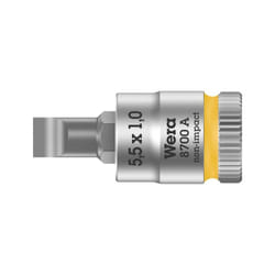 8700 afl Embout de tournevis 1/4' fente 1,0x5,5x28mm - Wera