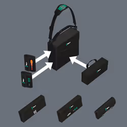 Wera 2go sangle Mallette d'équipement Noir - Vue supplémentaire 6