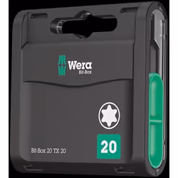 Wera Bit-Box 20 TX, 20 pièce(s), Torx, Boîte