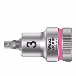 Wera 05003030001, Prise, 3/8", Métrique, 1 tête(s), 3 mm, Sulfate de chondroïtine
