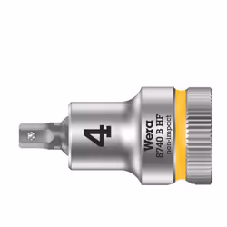 Wera 05003031001, Prise, 3/8", Métrique, 1 tête(s), 4 mm, Sulfate de chondroïtine