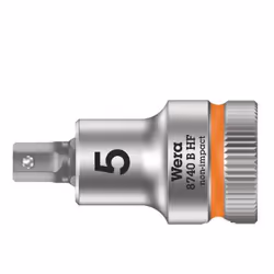 Wera 05003033001, Prise, 3/8", Métrique, 1 tête(s), 5 mm, Sulfate de chondroïtine