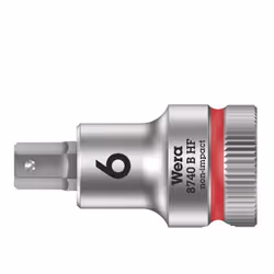 Wera 05003035001, Prise, 3/8", Métrique, 1 tête(s), 6 mm, Sulfate de chondroïtine