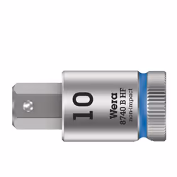 Wera 05003043001, Prise, 3/8", Métrique, 1 tête(s), 10 mm, Sulfate de chondroïtine