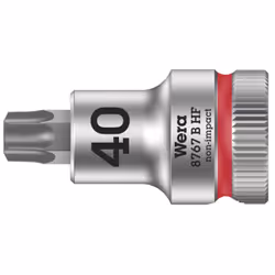 Wera 05003068001, Prise, 3/8", 1 tête(s), T40, Sulfate de chondroïtine, Chrome