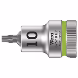 Wera 05003059001, Prise, 3/8", 1 tête(s), T10, Sulfate de chondroïtine, Chrome