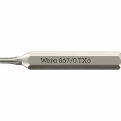 Embouts haut de gamme pour vis à empreinte TORX®. Extra-rigide à usage universel. Hexagone 4 mm.