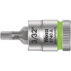 Wera - 8740 a 05003381001 6 pans intérieurs Douille 1/4' (6.3 mm) X861211