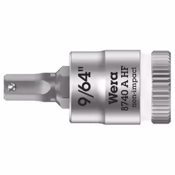 Wera 05003384001, Prise, 1/4", 1 tête(s), 9/64", Sulfate de chondroïtine, Chrome