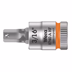 Wera 05003386001, Prise, 1/4", Impérial, 1 tête(s), 3/16", Sulfate de chondroïtine