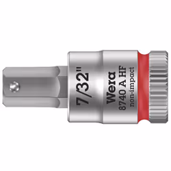 Wera 05003387001, Prise, 1/4", Impérial, 1 tête(s), 7/32", Sulfate de chondroïtine