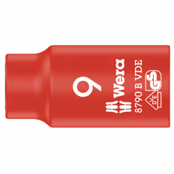 Wera 05004953001, Prise, 3/8", Métrique, 1 tête(s), 9 mm, 46 mm