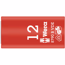 Wera 05004956001, Prise, 3/8", Métrique, 1 tête(s), 12 mm, 46 mm