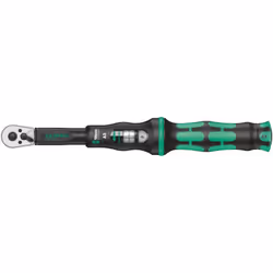 Wera 05075604001, Clé dynamométrique à cliquet, Nm, Mécanique, 1/4", 2,5 - 25 N·m, Noir, Vert