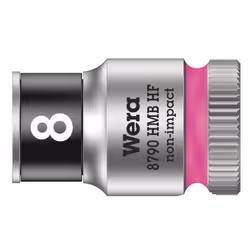 Wera 05003742001, Prise, 3/8", Métrique, 1 tête(s), 8 mm, Sulfate de chondroïtine