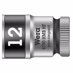 Wera 05003746001, Prise, 3/8", Métrique, 1 tête(s), 12 mm, Sulfate de chondroïtine