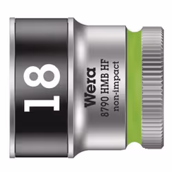 Wera 05003752001, Prise, 3/8", Métrique, 1 tête(s), 18 mm, Sulfate de chondroïtine