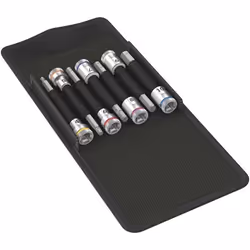 Wera 8740 B HF 1, Ensemble de douilles, 3/8", Métrique, 7 tête(s), 4,5,6,7,8,9,10 mm