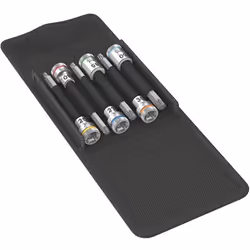 Wera 8767 B TORX HF 1, Ensemble de douilles, 3/8", Métrique, 6 tête(s), 40,25,27,30,45,50 mm