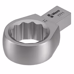 Wera 7771, Torque wrench end fitting, Argent, 1 pièce(s), Acier C-V (Chrome-Vanadium), 9x12 mm, 51 mm