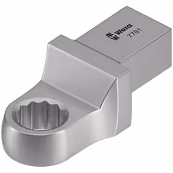 Wera 7781, Torque wrench end fitting, Argent, 14 mm, 1 pièce(s), Acier C-V (Chrome-Vanadium), 3 cm