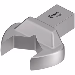 Wera 7780, Torque wrench end fitting, Argent, 1 pièce(s), Acier C-V (Chrome-Vanadium)