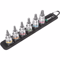Wera Belt C 3, Ensemble de douilles, 1/2", Métrique, 6 tête(s), 25,30,40,45,50,55 mm