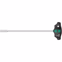 Wera 495, Clé à pipe, 1 pièce(s), Noir, Argent, 9,9 cm, 23 cm, Poignée en T