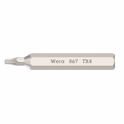 Wera 05058102001, 1 pièce(s), Torx, T4, 4 mm, 30 mm, 5 g