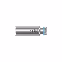 Douilles longues 1/4â€œ pour usage manuel et sur machine (ISO 2725-teil 3) avec gorge à bille, pour vis et écrous 6 pans. Pou ...