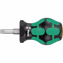 Tournevis manuel / ciseau Wera 335 Stubby; SL1; 24,5 mm