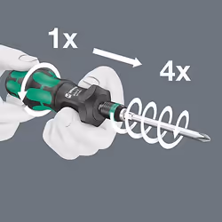 Wera 05057480001 Support d'embout de tournevis 25,4 / 4 mm (1 / 4") 1 pièce(s)