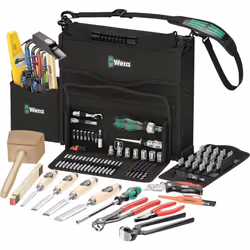 traits SET d'outils complet de 134 pièces dans un conteneur d'outils compact Wera 2go 2 pour Reiner pour une utilisation mobi ...