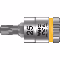 Wera 8767 A, Acier C-V (Chrome-Vanadium), Tige hexagonale, 6,35 mm (0.25"), 1 pièce(s), République tchèque, 28 mm