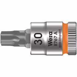 Wera 8767 A, Acier C-V (Chrome-Vanadium), Tige hexagonale, 6,35 mm (0.25"), 1 pièce(s), République tchèque, 28 mm