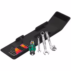 Jeu d'outils de 15 pièces - Jeu d'outils universel de 15 pièces de haute qualité - Avec étiquette 3D exclusive W:O:A sur le s ...