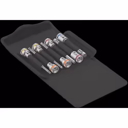 Wera Bicycle Set 8, Boîte à outils, Kit d'outils pour bicyclette, Universel, Aluminium, Acier inoxydable, TX25, TX30