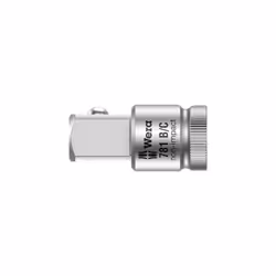 Adaptateur carré femelle 3/8'' vers carré mâle 1/2''. Pour l'utilisation manuelle et mécanique (non impact), avec gorge à bil ...