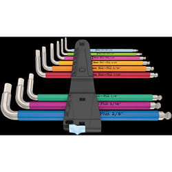 Wera 05022860001 Clé hexagonale Set de clé allen/hexagonale forme de l Impérial 9 pièce(s)