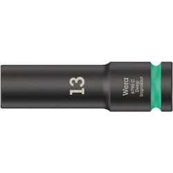 8790 c Impaktor Deep 05004830001 6 pans intérieurs Douille 13 mm 1/2 (12.5 mm) - Wera