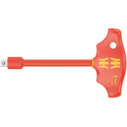 Informations techniques Poids : 117 g Sortie : 3/8" (10 mm) Tournevis adaptateur à poignée transversale isolé VDE pour 3/8" T ...