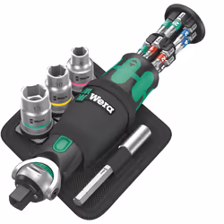Wera 05004281001, 18 pièce(s), Noir, Vert, Acier, Noir, Vert, 445 g, 14 cm, 5,5 cm