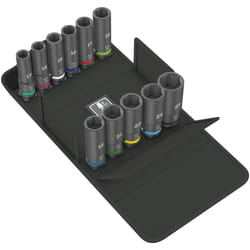 Wera 05004841001 Douille à choc Ensemble de douilles à choc Noir