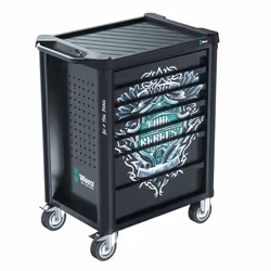 Wera 05150130001, Plastique, Noir, 7 tiroir(s), 250 kg, 785 mm, 518 mm