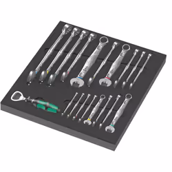 Wera 05150121001, 6,7,8,9,10,11,12,13,14,15,16,17,18,19,20,21,22,24 mm, Noir, Acier inoxydable, 344 mm, 392 mm, 30 mm, 19 piè ...